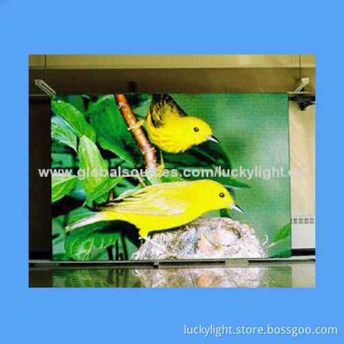 Indoor Full Color P7.62 LED Display Screen with 244 x 122mm Module Size